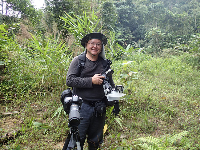 マレーシアのアマチュア昆虫カメラマン